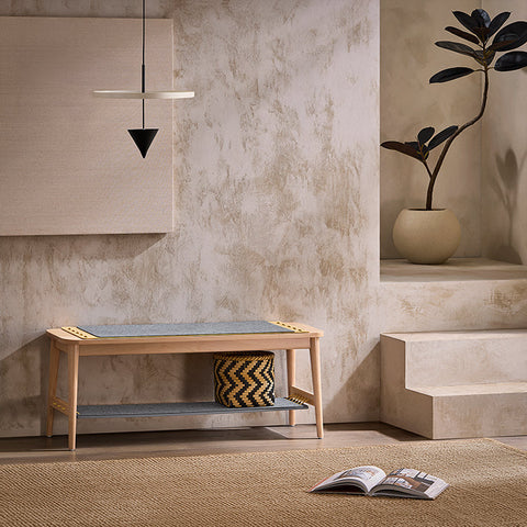 Rootz Shoe Bench with Storage - Entryway Bench - Bed Bench - Easy Assembly - Durable - Eco-Friendly - 110cm x 46cm x 37cm