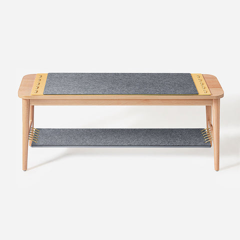 Rootz Shoe Bench with Storage - Entryway Bench - Bed Bench - Easy Assembly - Durable - Eco-Friendly - 110cm x 46cm x 37cm
