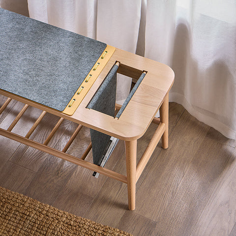 Rootz Shoe Bench with Storage - Entryway Bench - Shoe Rack - Tenon Joint Craftsmanship - Easy Assembly - Eco-Friendly Materials - 110cm x 44cm x 37cm