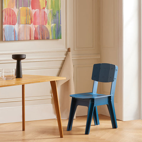 Rootz Wooden Chair - Kitchen Chair - Desk Chair - Tenon Joint Construction - Scratch-Resistant Floor Protectors - Easy Assembly - 44.5cm x 86cm x 61cm