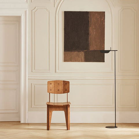 Rootz Wooden Dining Chair - Kitchen Chair - Office Chair - Easy Assembly - Scratch-Resistant - Eco-Friendly - 44.5cm x 86cm x 61cm - Brown