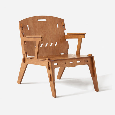 Rootz Wooden Chair - Kitchen Chair - Children's Chair - Tenon Joint Assembly - Scratch-Resistant Floor Protectors - Eco-Friendly Design - 55cm x 70cm x 72cm