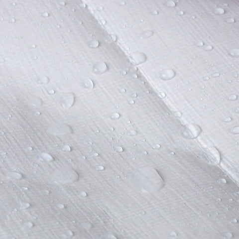 Rootz Ultimate Protective Tarpaulin - Waterproof Cover - Tear-Resistant Tarp - Durable, Weatherproof, Easy to Secure - 8m x 12m - White