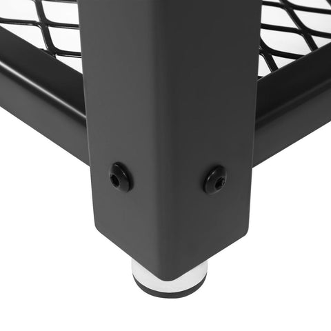 Rootz Coffee Table - Coffee Table With Shelf - Industrial Design - Space-saving - Coffee Furniture - Chipboard - Steel - Vintage Brown-black - 106.2 x 45 x 60.2 cm (W x H x D)