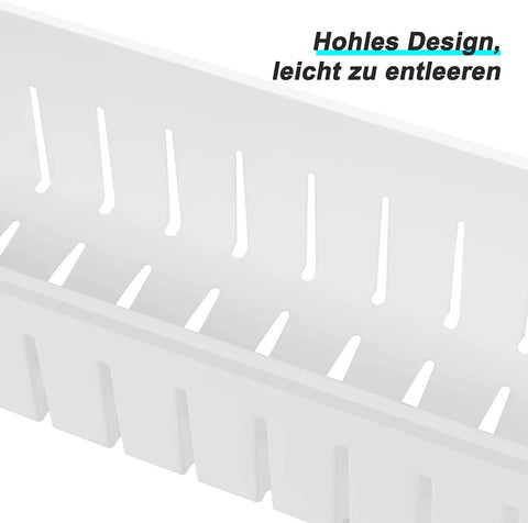 Rootz Niche Trolley - White Kitchen Cart - Slim Design - 4 Tier Shelving - High Edges - Easy Assembly - Compact - Removable Wheels