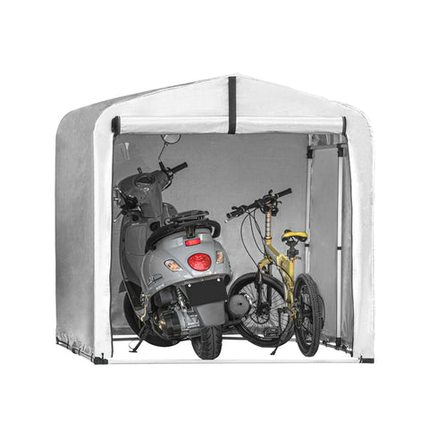 Rootz Outdoor Storage Tent - Tool Shed - Garden Shed - Waterproof, UV Protection, Spacious - Aluminum and PE Tarpaulin - 159cm x 165cm x 219cm