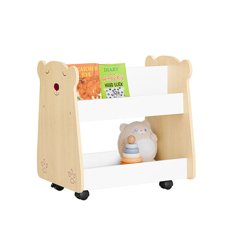 Rootz Kids 3 Compartment Cabinet - Toy Storage Organizer - MDF Material - 50cm x 53cm x 40cm - 6.3kg - 15kg Load Capacity
