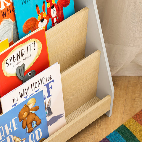 Rootz Montessori Bookcase - Kids Bookshelf - Children's Organizer - MDF Construction - 61cm x 71cm x 30cm