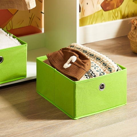 Rootz Children's Wardrobe - Kids Closet - Storage Furniture - Safe Rounded Corners - 60x110x35cm