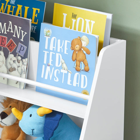 Rootz Children's Bookshelf - Toy Organizer - Kids Storage Unit - MDF Material - 63cm x 80cm x 28cm