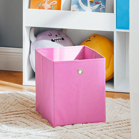 Rootz Kids Bookshelf - Children's Organizer - Toy Storage - PB(E1) / non-woven fabric - 89cm x 87cm x 35cm
