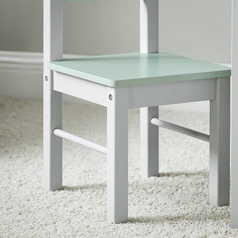 Rootz Kids Table and Chair Set - Children's Furniture - MDF(E1), Wood - Bookshelf - Stable Support - 60cm x 60cm x 48cm