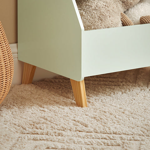 Rootz Children's Bookshelf - Toy Storage Rack - Kids' Organizer - MDF and Pine Construction - Safety Anti-Tip Design - Easy Assembly - 60cm x 89cm x 36cm