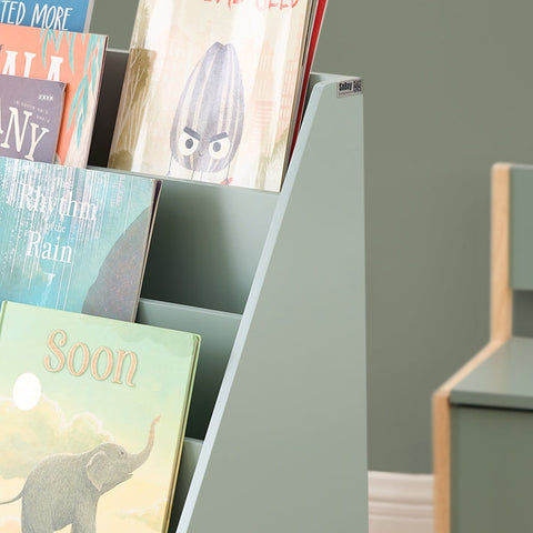 Rootz Children's Bookcase - Kids Storage Organizer - Toy Chest with Wheels - Easy Reach Design - 62x80x30cm