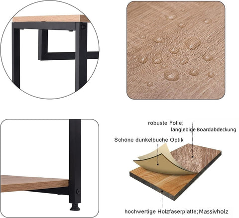 Rootz Multifunctional Clothes Rack - Coat Stand - Wardrobe - Open Storage - MDF & Steel - 40cm x 167cm x 120cm