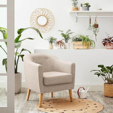 Rootz Lounge Chair - Loungesessel - Relax Chair - Padded Comfort - 69cm x 68.5cm x 77cm