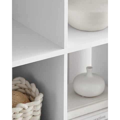 Rootz Bookcase with 10 Compartments - Bookshelf - Storage Shelf - Elegant Display - 30cm x 65.5cm x 161.5cm
