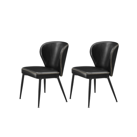 Rootz EKHO Collection - Dining Chairs - Kitchen Chairs - Elegant Design - 45cm x 50cm x 85cm