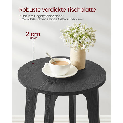 Rootz Modern Side Table - Accent Table - End Table - Chipboard Construction - 40cm x 50cm