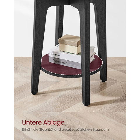 Rootz Modern Side Table - Accent Table - End Table - Chipboard Construction - 40cm x 50cm