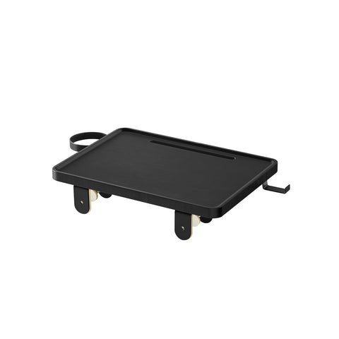 Rootz Hanging Bedside Table - Clip-On Nightstand - Bed Shelf with Cup Holder - Space-Saving Design - Ink Black - 27cm x 37.8cm x 7.9cm