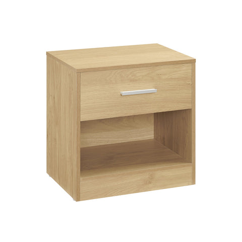 Rootz Chipboard Side Table - End Table - Nightstand - Straw Yellow - Lightweight - Sturdy - Easy Assembly - 28cm x 39cm x 41cm