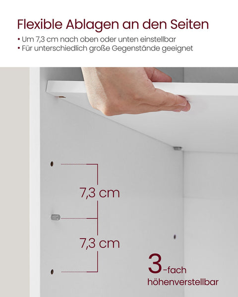 Rootz Shoe Bench - Entryway Seating - Storage Organizer - Compact Design - 30.3cm x 78.5cm x 48cm -  White- Grey