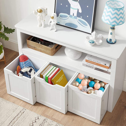 Rootz Kids Storage Cabinet - Organizer - Children Cupboard - 102cm x 30cm x 60cm