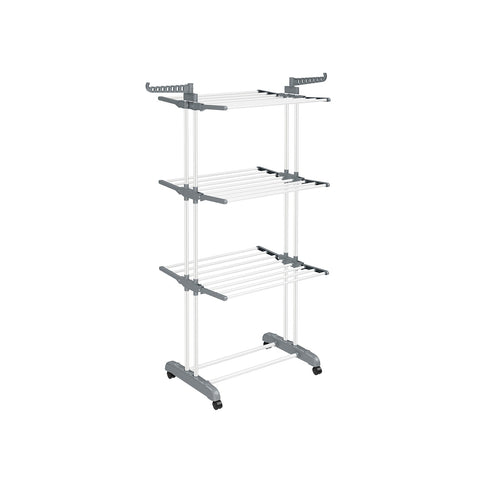 Rootz Drying Rack - Laundry Stand - Clothes Airer - Foldable Design - 64cm x 126cm x 172cm Unfolded