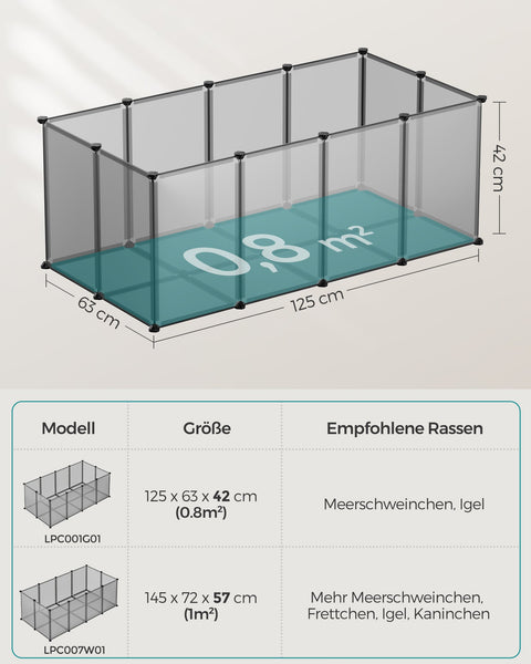 Rootz DIY Gray Storage Cube Organizer - Plastic Shelf - Modular Shelving - Easy Assembly - Lightweight - Versatile - 125cm x 63cm x 42cm