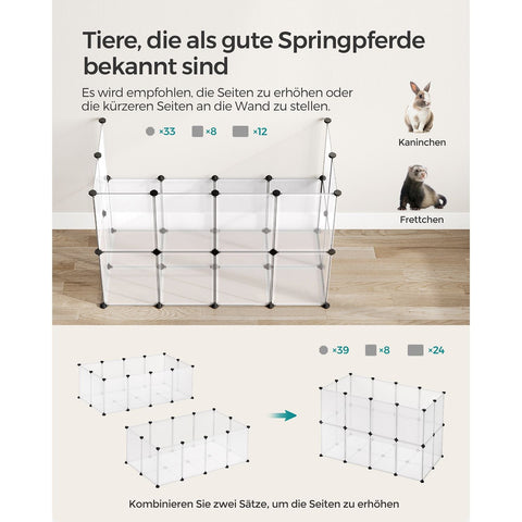 Rootz White Storage Cube Organizer - Plastic Storage Unit - Modular Storage System - PP and ABS Material - Lightweight - 125cm x 63cm x 42cm