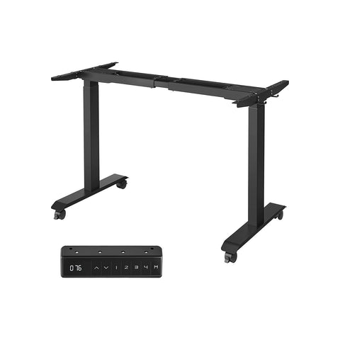 Rootz Electric Height Adjustable Table Stand - Standing Desk - Sit Stand Desk - Steel Construction - Spine Relief - Calorie Burn - Posture Change - 60cm x (107.5-175)cm x (69-115)cm