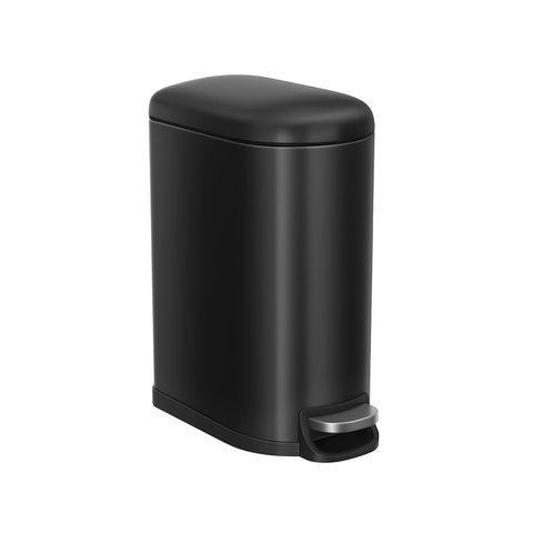 Rootz 10L Steel Cosmetic Bin - Makeup Organizer - Waste Bin - Durable Construction - Stylish Design - Easy to Clean - 34.5cm x 18.5cm x 39cm