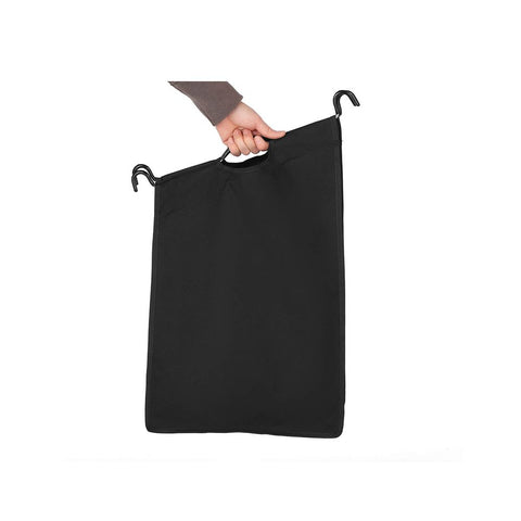 Rootz Laundry Basket On Wheels - 4 Pockets - Laundry Hamper - 4 Removable Fabric Bags - Rolling Laundry Hamper - 4-section Laundry Cart - 600D Polyester - Black - 44 x 10 x 33 cm (W x H x D)