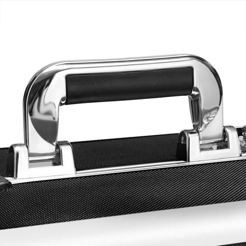 Rootz Cosmetic Trolley - Makeup Artist Trolley - Rolling Beauty Cart - Wheeled Beauty Organizer - Vanity Case With Wheels - Makeup Organizer - MDF - Black - 35 x 25 x 82.5 cm (L x W x H)
