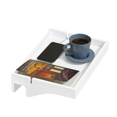 Rootz Bamboo Bedside Shelf - Clip-On Nightstand - Hanging Storage - Cable Management - Easy Installation - 36cm x 8cm x 25cm