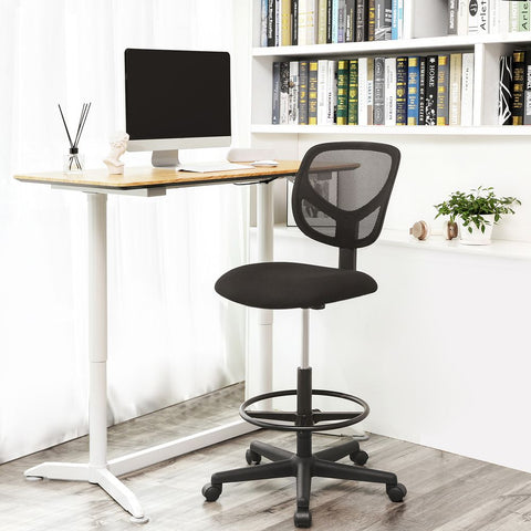 Rootz Swivel Chair - Office Chair - Mesh Backrest - Adjustable Height - Safe Load Capacity - 98.5cm x 48cm x 117.5cm