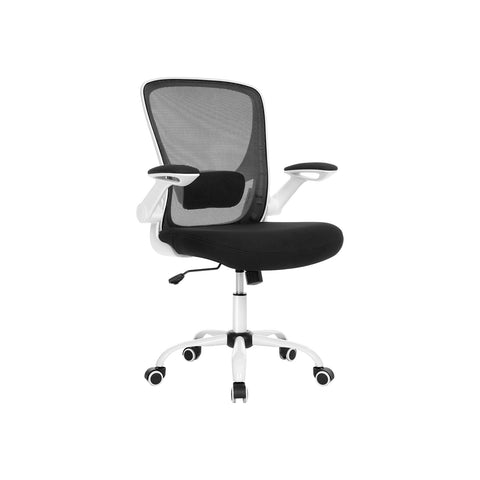 Rootz Mesh Office Chair - Ergonomic Chair - Swivel Chair - Adjustable Rocker Mechanism - Resistance Adjustment - Black - Plastic, Foam, Nylon, Steel - 66cm x 60cm x (99-107)cm - 120kg Capacity