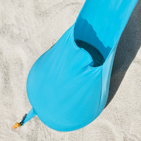 Rootz Beach Shade Sail - Sun Shelter - Sunshade - UPF30+ - 400cm x 400cm x 200cm - Lightweight Aluminum Frame