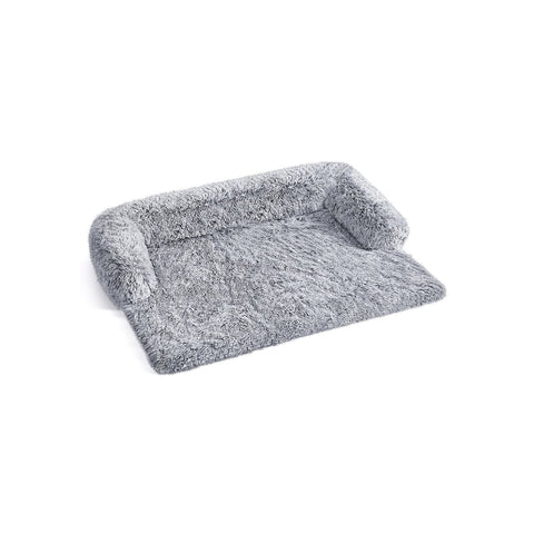 Rootz Ombre Gray Plush Dog Bed - Pet Sofa - Cozy Cushion - Waterproof TPU Coating - Comfortable PP Filling - 122cm x 95cm x 18cm