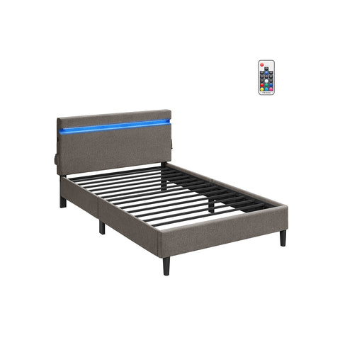 Rootz RMB802G71 Dark Gray Outdoor Lounge Set - Patio Furniture - Garden Seating - Weather-resistant - Durable Construction - Comfortable Cushions - 207.8cm x 145.4cm x 65cm