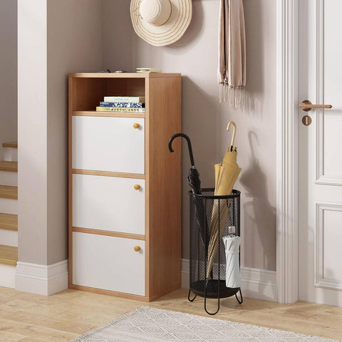 Rootz Umbrella Stand - Metal Mesh Umbrella Holder - Umbrella Storage - Robust & Stable - 23cm x 49cm x 23cm