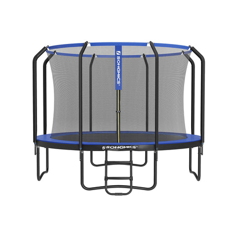 Rootz Trampoline Set - Bouncing Device - Jumping Equipment - Galvanized Frame - Stable - Rust-Resistant - Ideal Gift - 305cm x 76cm - Dark Blue