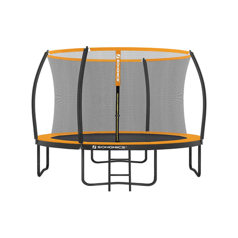 Rootz 366cm Trampoline - Garden Trampoline - Fitness Trampoline - Close-Meshed Safety Net - Galvanized Steel Frame - 366cm Diameter - 90cm Distance from Ground