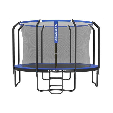 Rootz Trampoline Set - Bouncing Device - Jumping Equipment - Galvanized Frame - Stable - Rust-Resistant - Ideal Gift - 366cm x 90cm - Dark Blue