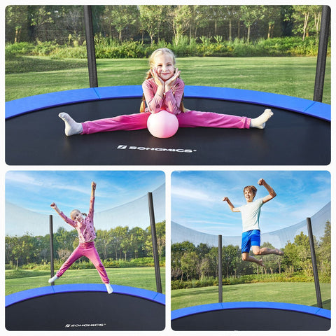 Rootz Outdoor Trampoline 183cm - Garden Trampoline - Kids' Trampoline - Enhanced Safety Features - High-Durability Materials - 183cm Diameter - Galvanized Steel Frame