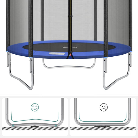 Rootz Outdoor Trampoline 183cm - Garden Trampoline - Kids' Trampoline - Enhanced Safety Features - High-Durability Materials - 183cm Diameter - Galvanized Steel Frame