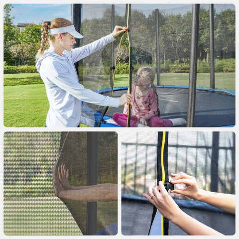 Rootz Outdoor Trampoline 183cm - Garden Trampoline - Kids' Trampoline - Enhanced Safety Features - High-Durability Materials - 183cm Diameter - Galvanized Steel Frame