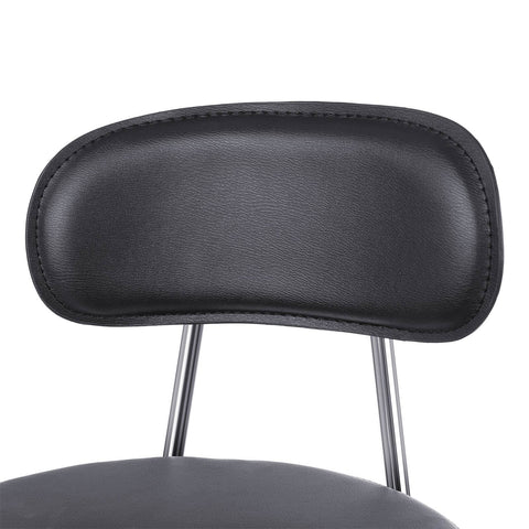 Rootz Work Stool - Rolling Stool - Adjustable Stool - Gas Lift Stool - PU Material - 46-62cm Seat Height - 35cm Seat Diameter - 100kg Load Capacity - 4.8kg - 35cm x 50cm x 62cm