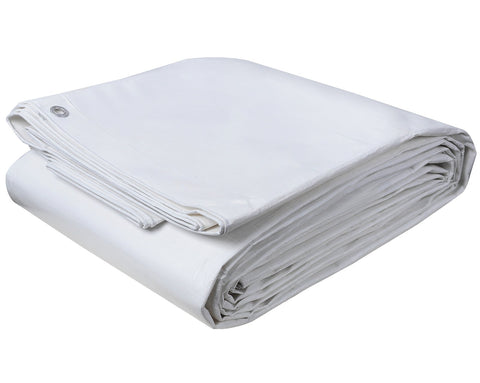 Rootz Ultimate Protective Tarpaulin - Waterproof Cover - Tear-Resistant Tarp - Weatherproof, Easy Installation, High-Quality Material - 6m x 8m - Polyethylene Fabric